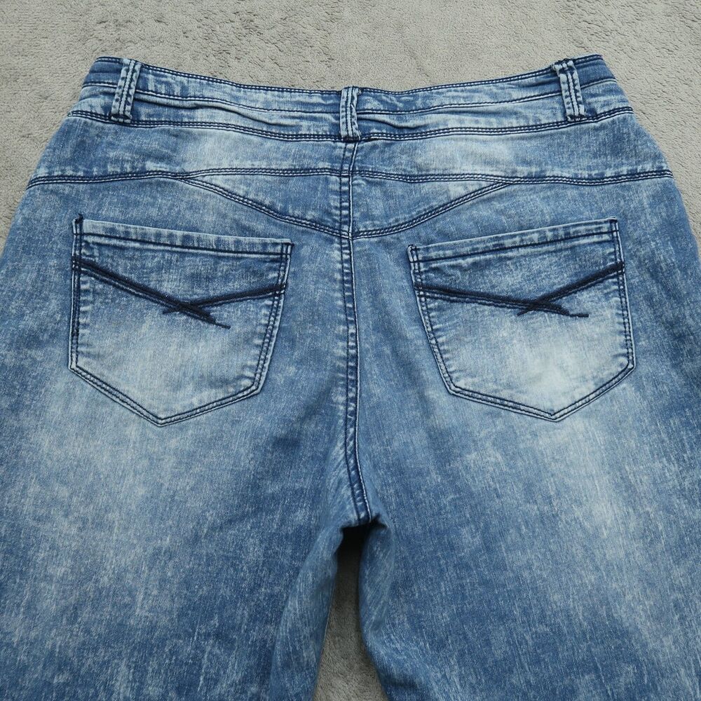 Vanilla Star Jeans Junior's Size 13 Blue Mid-Rise Skinny Pants 28" Inseam - Picture 10 of 14